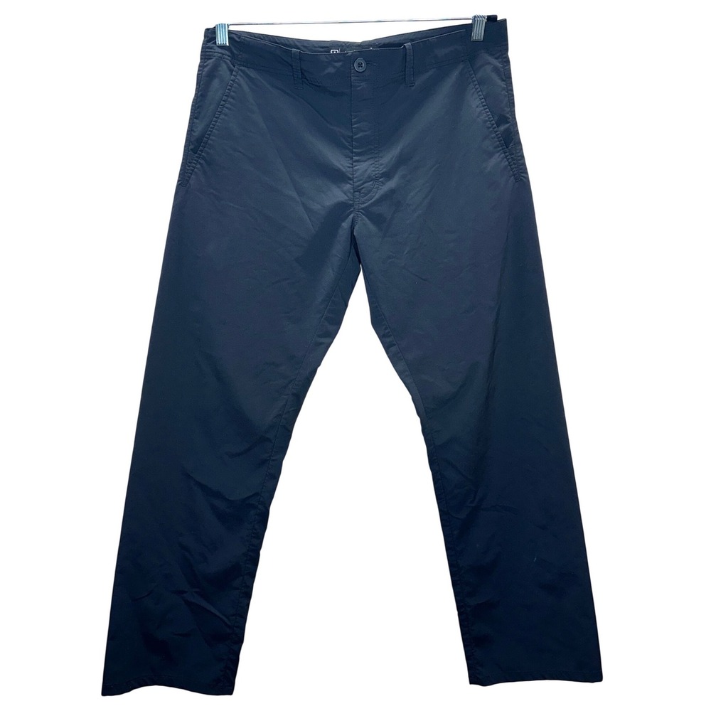 TravisMathew black Performance Chino Golf Pants 34x31 Charcoal Straight‎ Leg